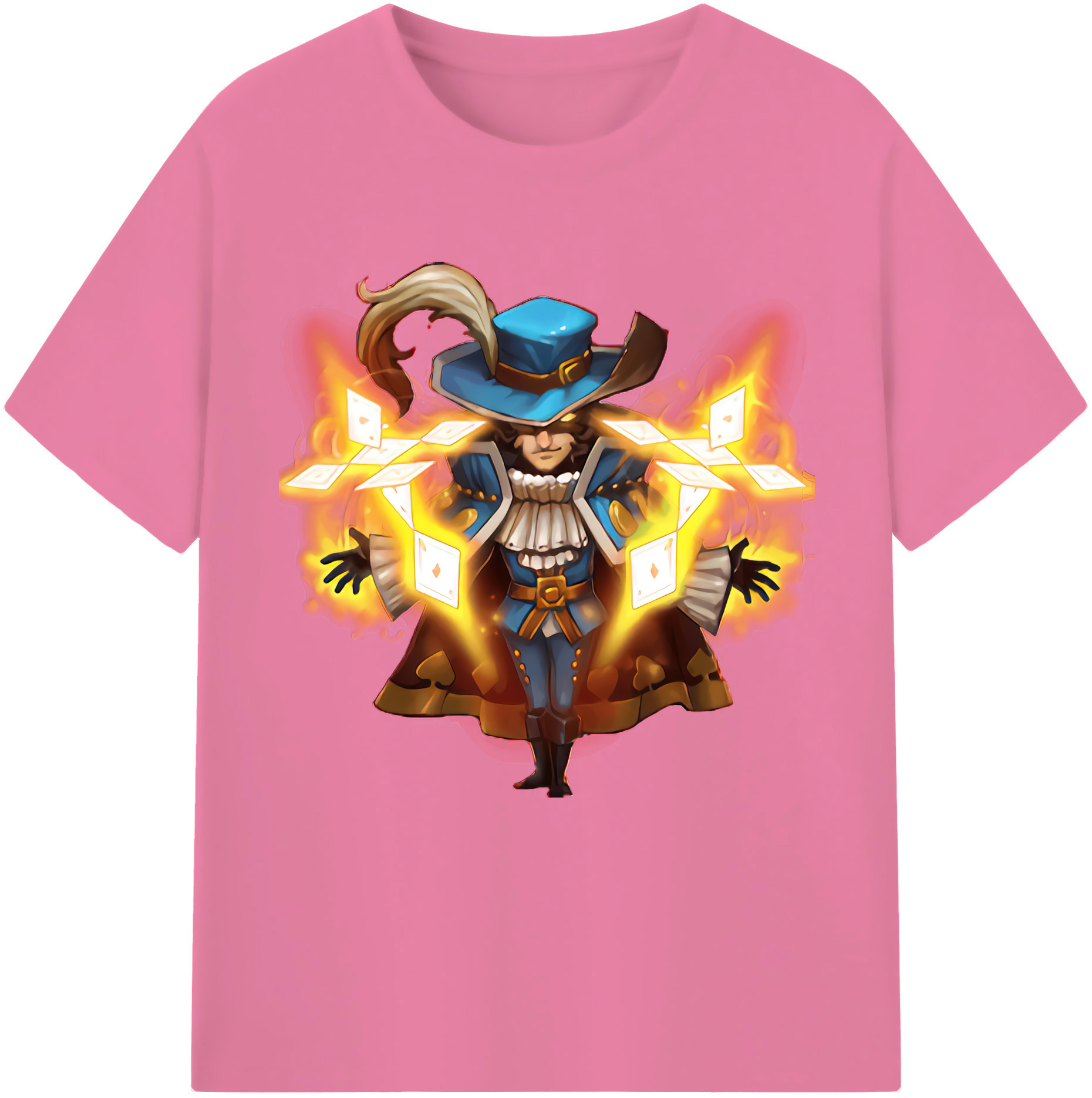 リーグ・オブ・レジェンド League of Legends LOL 綿100％半袖Tシャツ（フロントプリント）